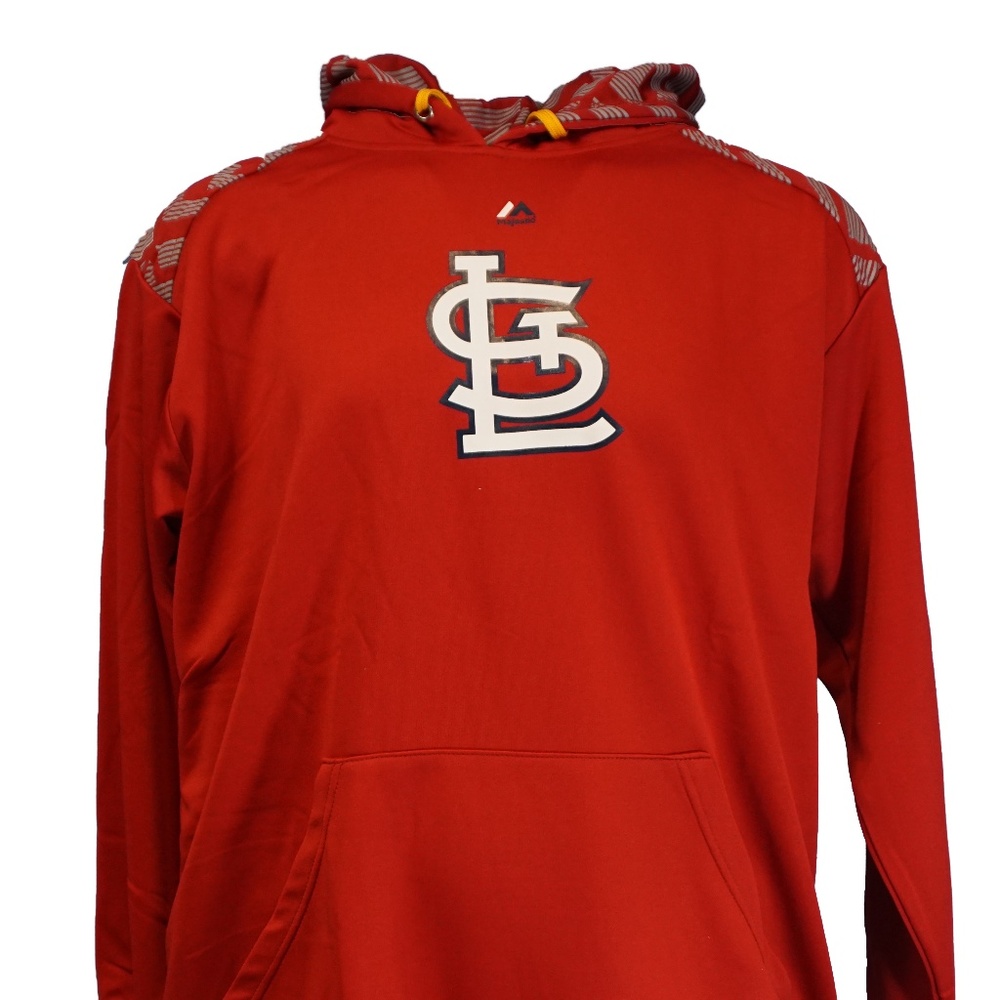 St. Louis Cardinals MLB Majestic Red Hoodie